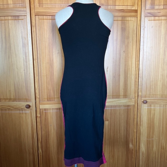 Spicy Green Mango Small Racerback Black Maxi Dress - Picture 4 of 7